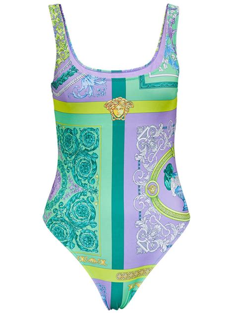 versace women's bathing suit|versace women's one piece swimsuit.